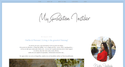 Desktop Screenshot of myfashioninsiderblog.com